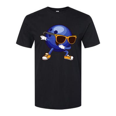 Funny Dabbing Bowling Gift For Bowler Dancer Softstyle® CVC T-Shirt