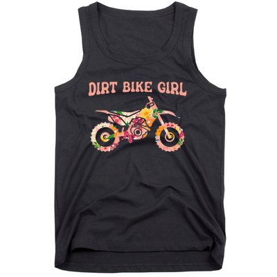 Funny Dirt Bike Motocross Dirt Biking Dirt Bike Girl Tank Top