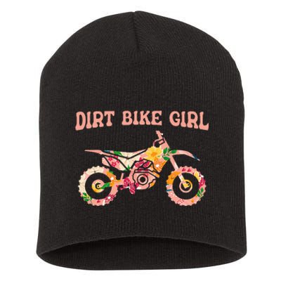 Funny Dirt Bike Motocross Dirt Biking Dirt Bike Girl Short Acrylic Beanie