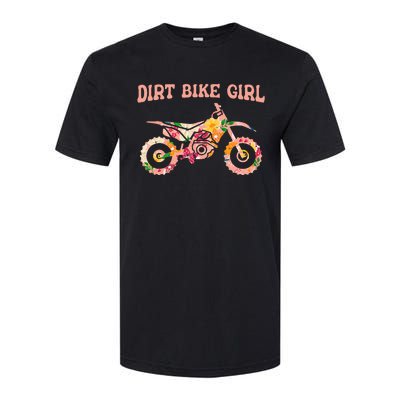 Funny Dirt Bike Motocross Dirt Biking Dirt Bike Girl Softstyle® CVC T-Shirt