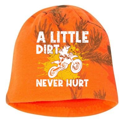 Funny Dirt Bike Design For Motocross Riding Kati - Camo Knit Beanie