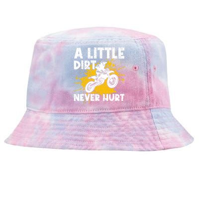 Funny Dirt Bike Design For Motocross Riding Tie-Dyed Bucket Hat