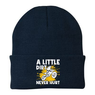 Funny Dirt Bike Design For Motocross Riding Knit Cap Winter Beanie