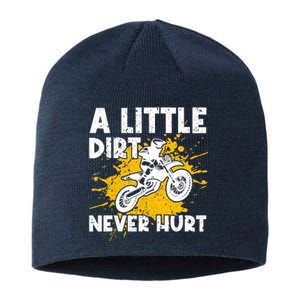 Funny Dirt Bike Design For Motocross Riding Sustainable Beanie