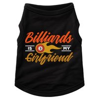 Father's Day Billiards Is My Girlfriend Pool Player Gift For Dad Doggie Tank