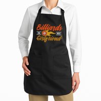 Father's Day Billiards Is My Girlfriend Pool Player Gift For Dad Apron