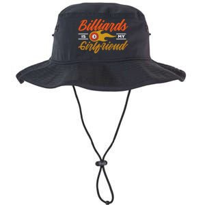 Father's Day Billiards Is My Girlfriend Pool Player Gift For Dad Legacy Cool Fit Booney Bucket Hat