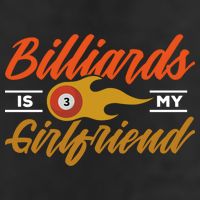 Father's Day Billiards Is My Girlfriend Pool Player Gift For Dad 15oz Campfire Ceramic Mug