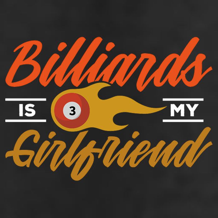 Father's Day Billiards Is My Girlfriend Pool Player Gift For Dad 15oz Campfire Ceramic Mug