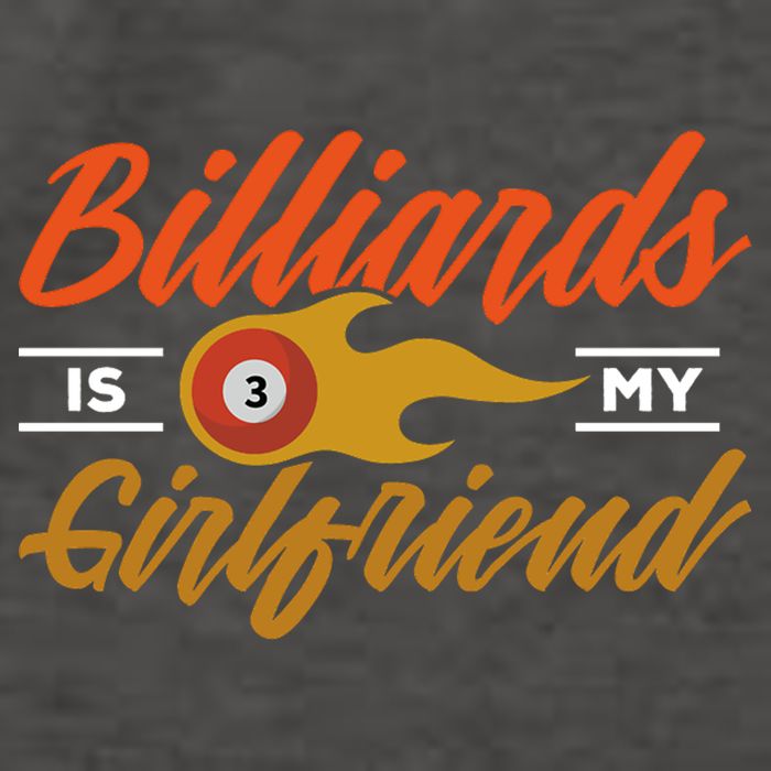 Father's Day Billiards Is My Girlfriend Pool Player Gift For Dad Vector Backpack