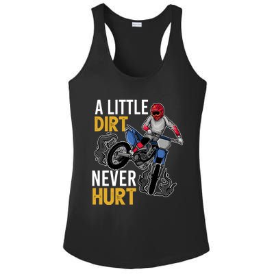 Funny Dirt Bike Design For Boy Girl Motorbike Racing Ladies PosiCharge Competitor Racerback Tank