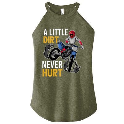 Funny Dirt Bike Design For Boy Girl Motorbike Racing Women's Perfect Tri Rocker Tank