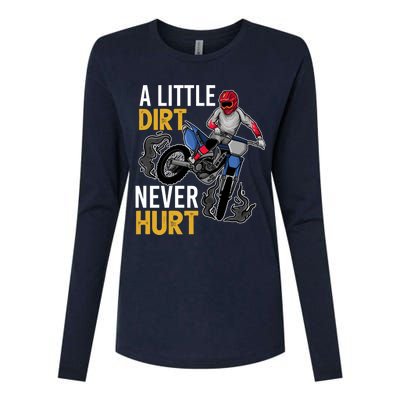 Funny Dirt Bike Design For Boy Girl Motorbike Racing Womens Cotton Relaxed Long Sleeve T-Shirt