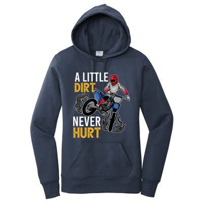 Funny Dirt Bike Design For Boy Girl Motorbike Racing Women's Pullover Hoodie