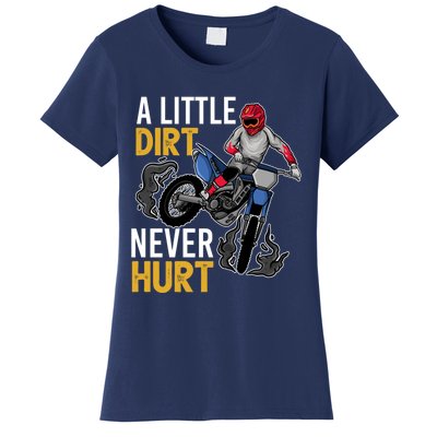 Funny Dirt Bike Design For Boy Girl Motorbike Racing Women's T-Shirt