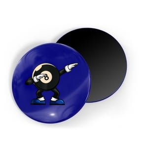 Funny Dabbing Billiard 8 Ball Pool Player Snooker Gift Magnet