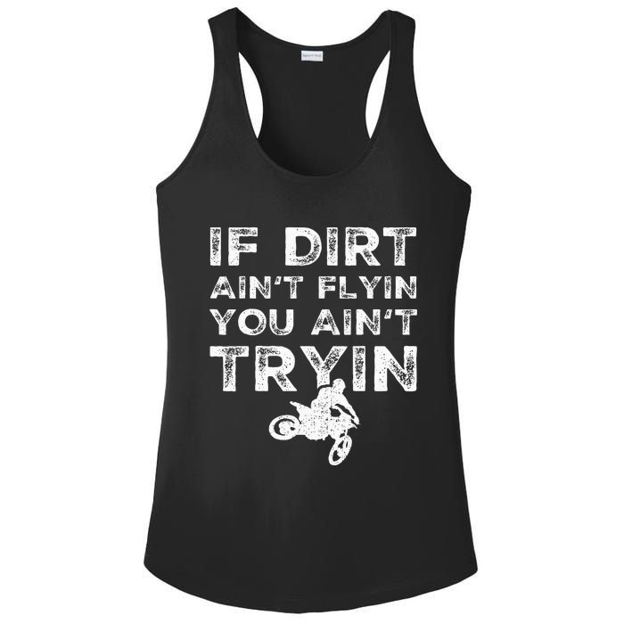 Funny Dirt Bike Riding Mx Motocross Rider Supercross Ladies PosiCharge Competitor Racerback Tank