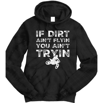 Funny Dirt Bike Riding Mx Motocross Rider Supercross Tie Dye Hoodie