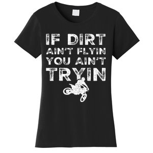 Funny Dirt Bike Riding Mx Motocross Rider Supercross Women's T-Shirt