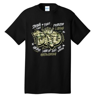 Fathers Day Best Dad Ever Tall T-Shirt