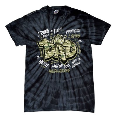 Fathers Day Best Dad Ever Tie-Dye T-Shirt