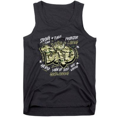 Fathers Day Best Dad Ever Tank Top