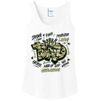 Fathers Day Best Dad Ever Ladies Essential Tank