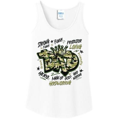 Fathers Day Best Dad Ever Ladies Essential Tank