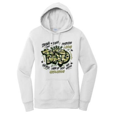 Fathers Day Best Dad Ever Women's Pullover Hoodie