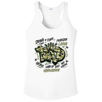 Fathers Day Best Dad Ever Ladies PosiCharge Competitor Racerback Tank