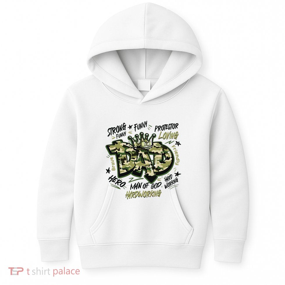Fathers Day Best Dad Ever Kids Hoodie