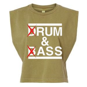 Funny Drum & Bass Rum & Ass Lovers Garment-Dyed Women's Muscle Tee