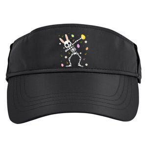 Funny Dabbing Bunny Skeleton Hunting Eggs easter Adult Drive Performance Visor