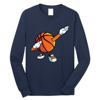 Funny Dabbing Basketball Dancing Ball Game In Shoes For Boy Long Sleeve Shirt