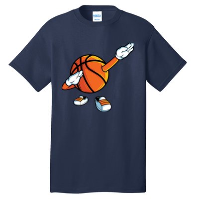 Funny Dabbing Basketball Dancing Ball Game In Shoes For Boy Tall T-Shirt