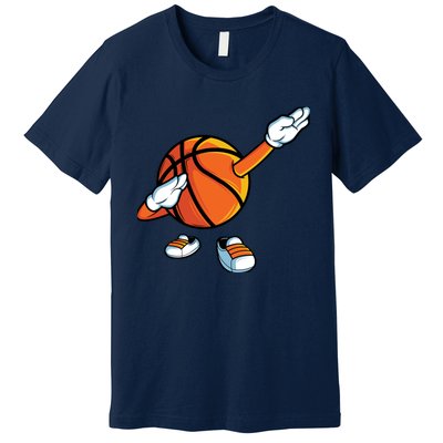 Funny Dabbing Basketball Dancing Ball Game In Shoes For Boy Premium T-Shirt