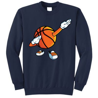 Funny Dabbing Basketball Dancing Ball Game In Shoes For Boy Tall Sweatshirt