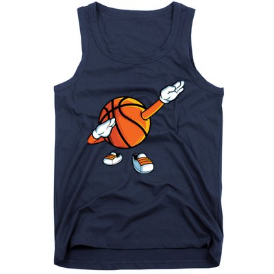 Funny Dabbing Basketball Dancing Ball Game In Shoes For Boy Tank Top