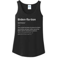 Funny Definition BidenFlation The Cost Of Voting Disaster Ladies Essential Tank