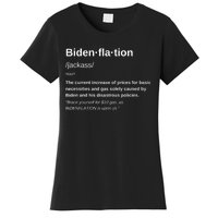 Funny Definition BidenFlation The Cost Of Voting Disaster Women's T-Shirt