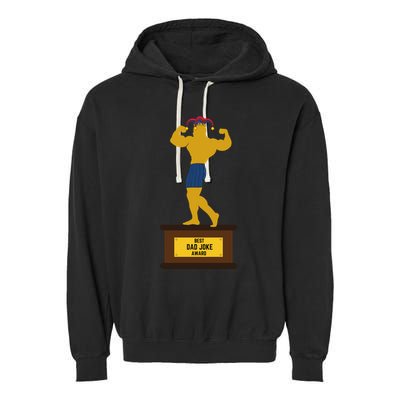 FatherS Day Best Dad Ever Best Dad Joke Award Gift Garment-Dyed Fleece Hoodie