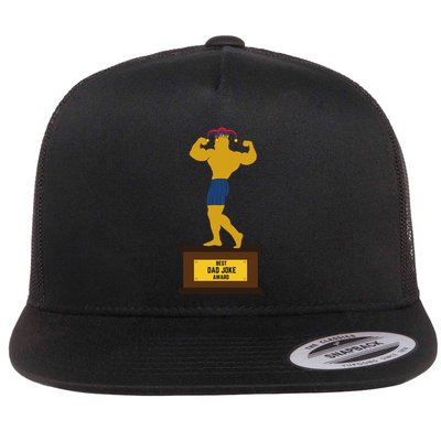 FatherS Day Best Dad Ever Best Dad Joke Award Gift Flatbill Hat
