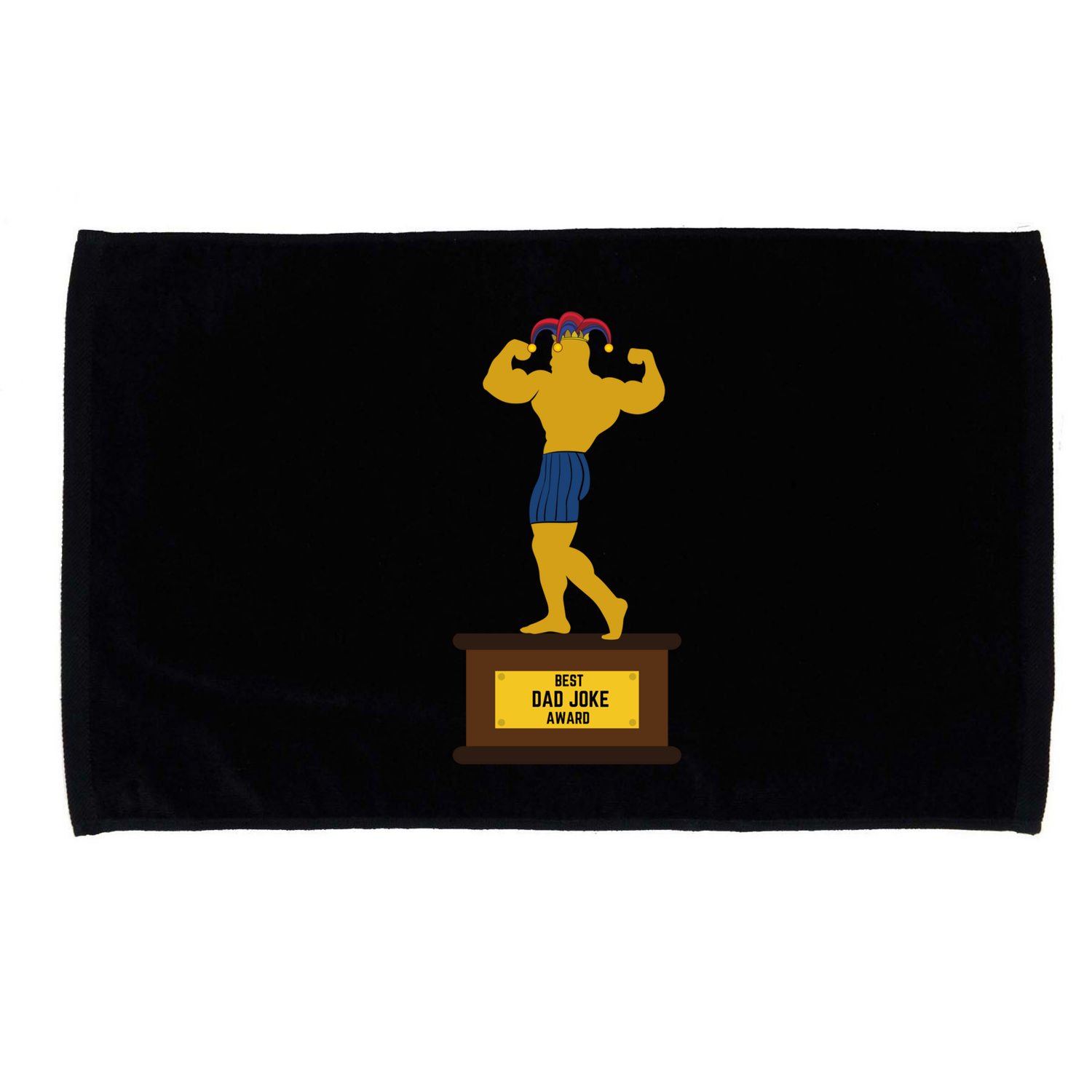 FatherS Day Best Dad Ever Best Dad Joke Award Gift Microfiber Hand Towel