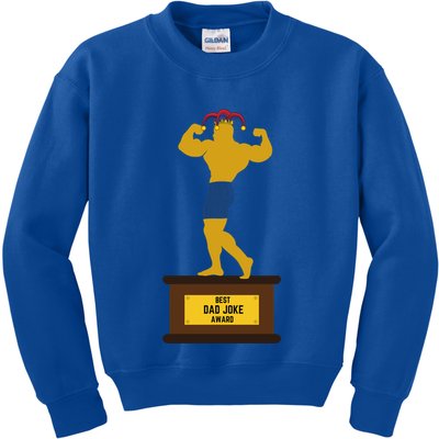 FatherS Day Best Dad Ever Best Dad Joke Award Gift Kids Sweatshirt