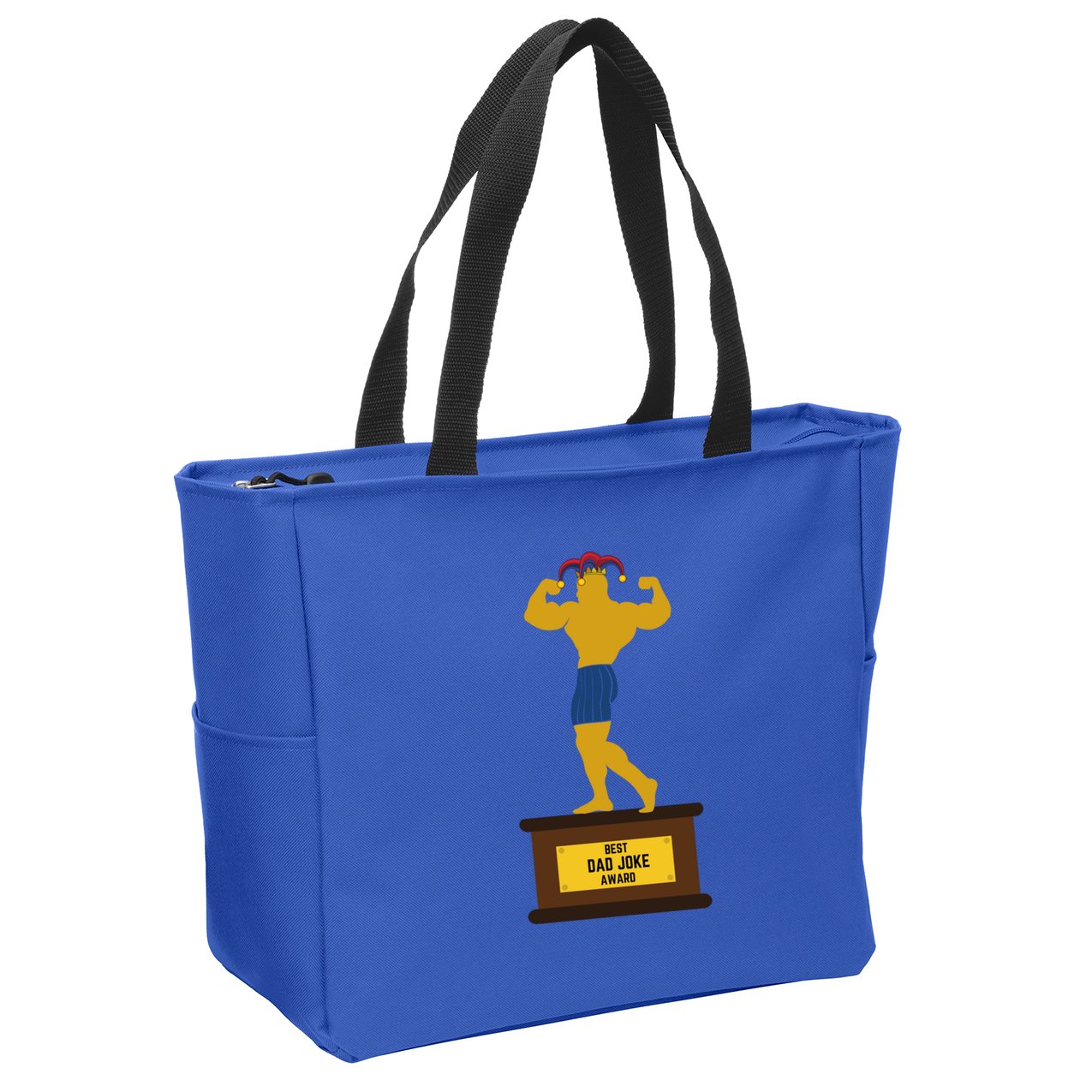 FatherS Day Best Dad Ever Best Dad Joke Award Gift Zip Tote Bag
