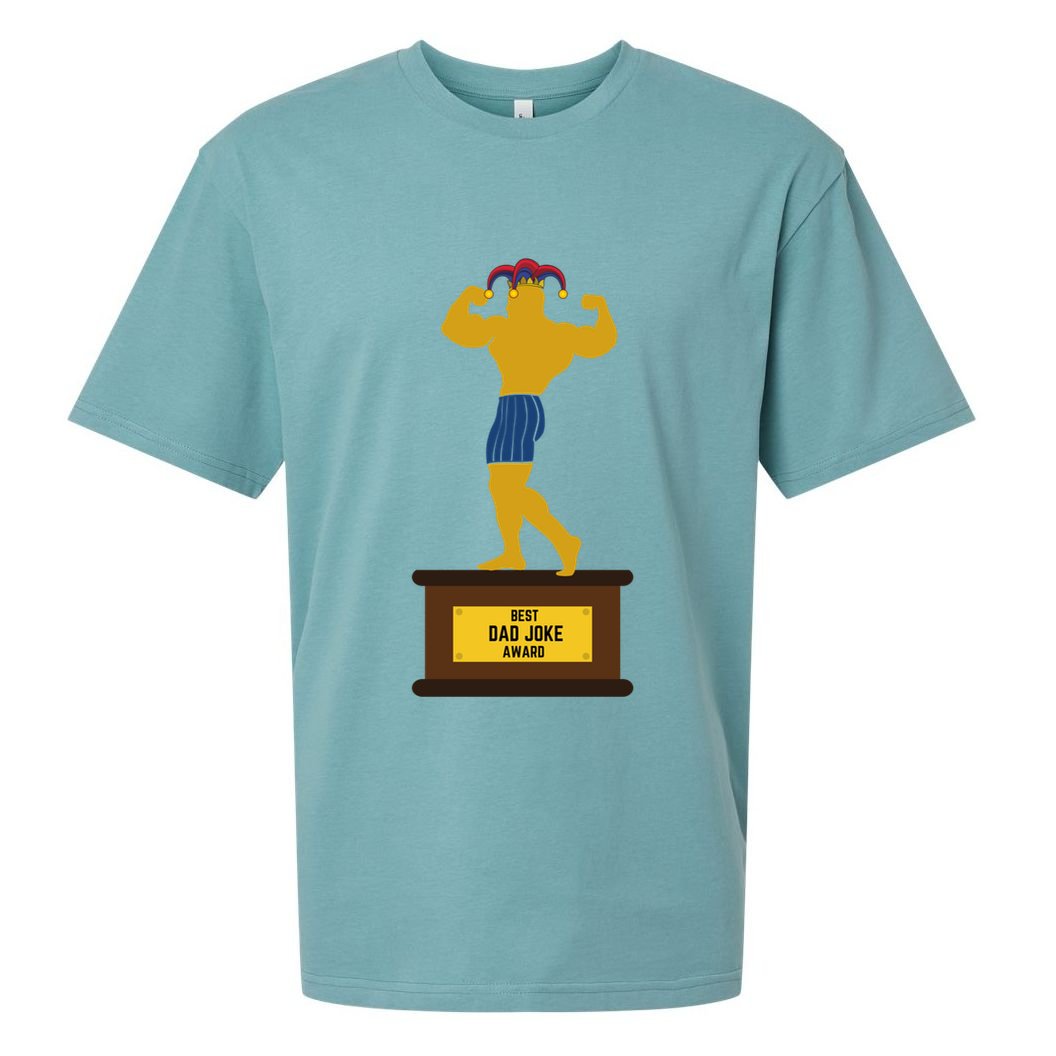FatherS Day Best Dad Ever Best Dad Joke Award Gift Sueded Cloud Jersey T-Shirt