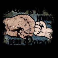 Father's Day Being Dad Is An Honor Being Papa Is Priceless Cropped Pullover Crew