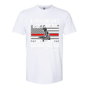 Firefighters Dont Brag Proud Firefighter Grandpa Funny Gift Softstyle CVC T-Shirt