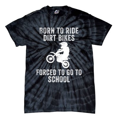 Funny Dirt Bike Art For Motocross Dirt Bike Rider Tie-Dye T-Shirt