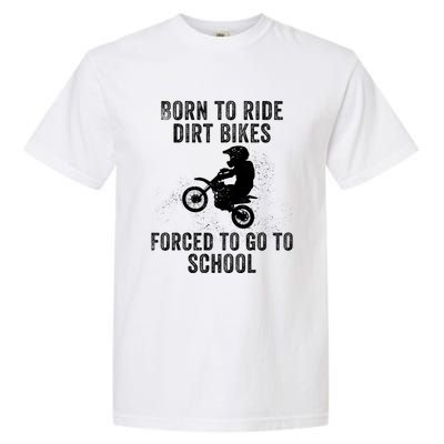 Funny Dirt Bike Art For Motocross Dirt Bike Rider Garment-Dyed Heavyweight T-Shirt